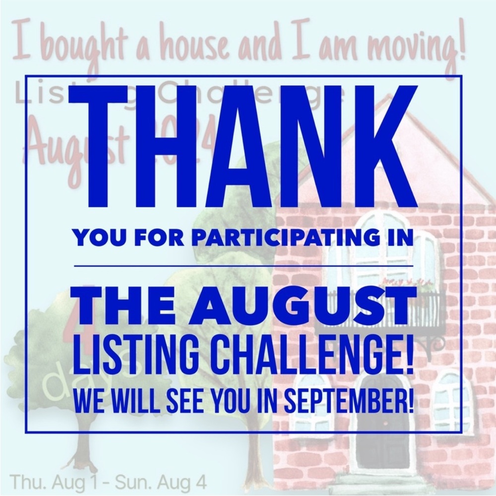 SIGN UP July 30-August 6 LOVE it or LIST IT Challenge Group